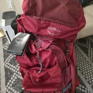 Osprey Maroon Men's Backpack